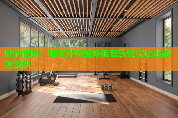 激情音乐！电动升降篮球架音乐模式让比赛更激烈